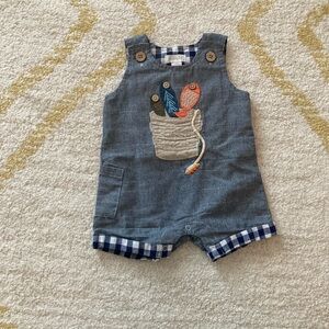 Mud Pie Fishing Tackle Romper